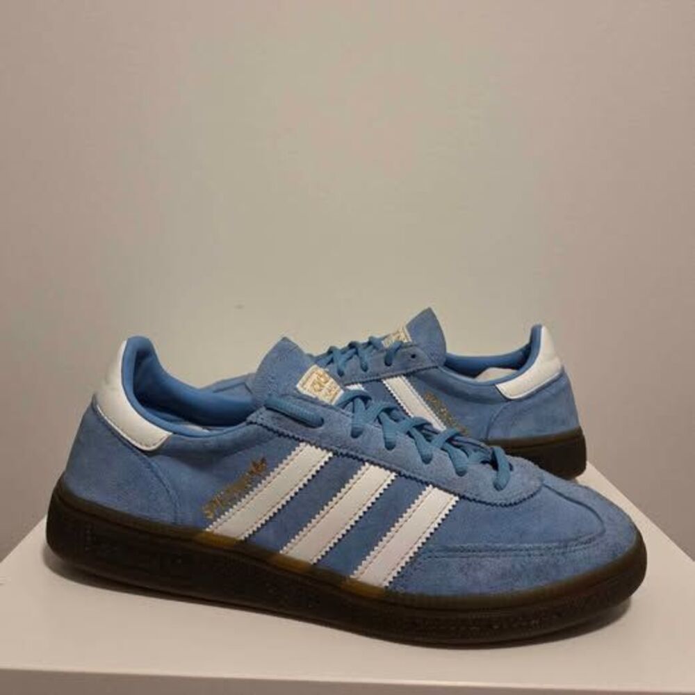 adidas Originals Handball Spezial Light Blue Men’s US 8.5 Suede Sneakers